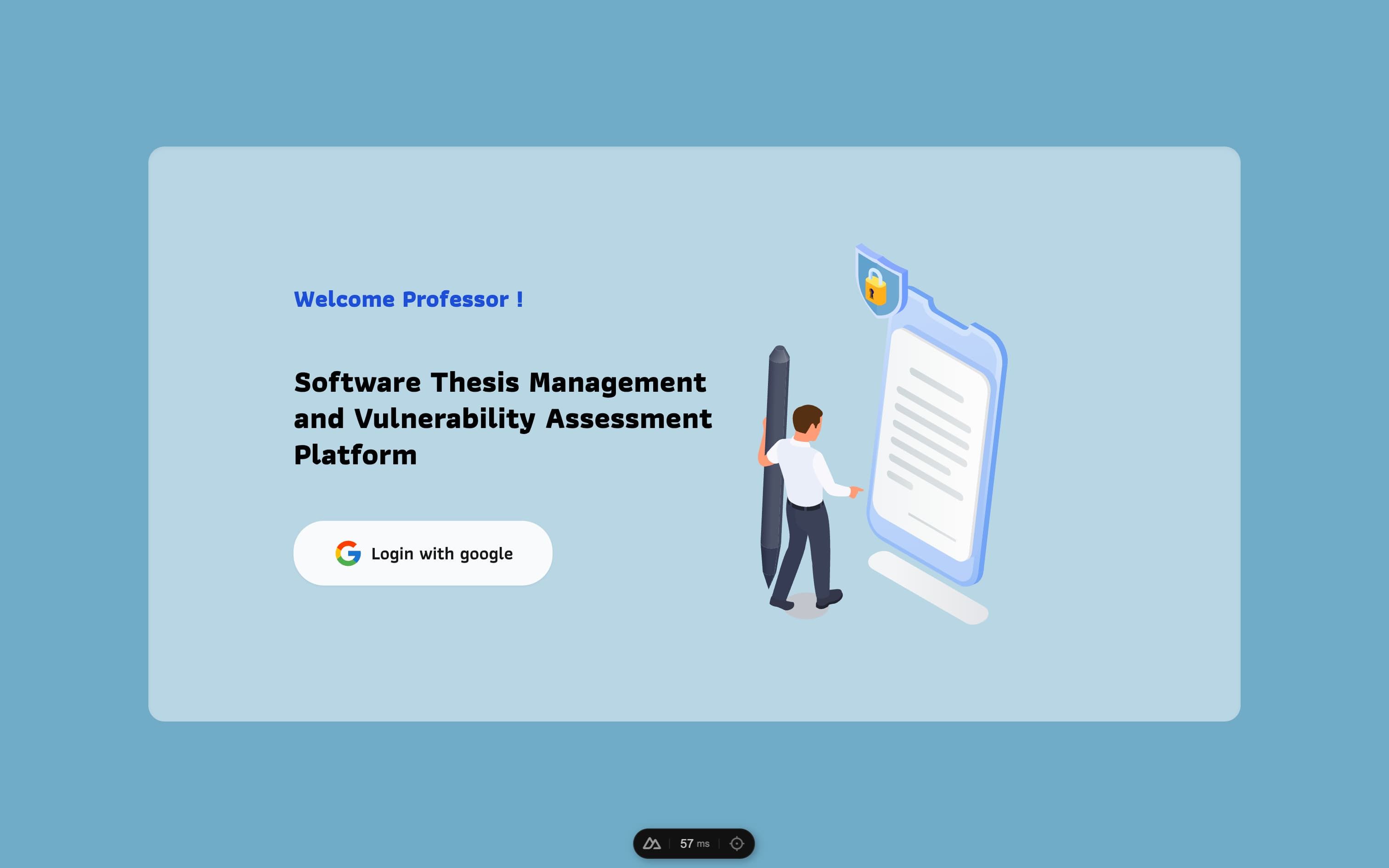 Software Thesis Management and Vulnerability Assessment Platform image